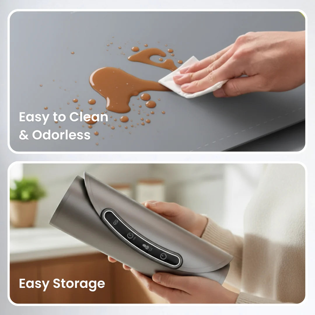 Heated Food Mat™ – No More Cold Meals